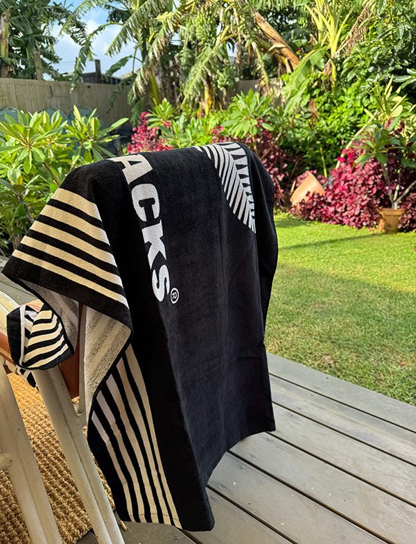All Blacks Rugby Official Beach Towel - ShopNZ