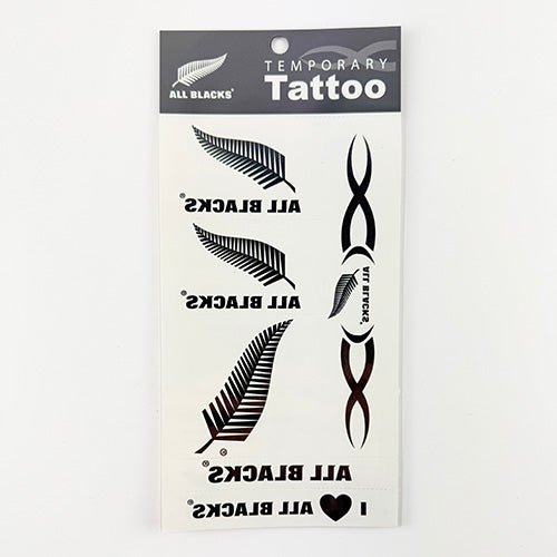 All Blacks Rugby Temporary Tattoos - ShopNZ