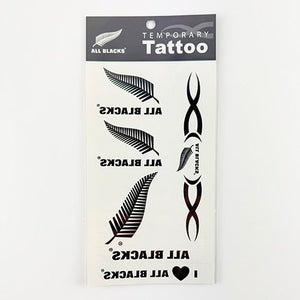 All Blacks Rugby Temporary Tattoos - ShopNZ