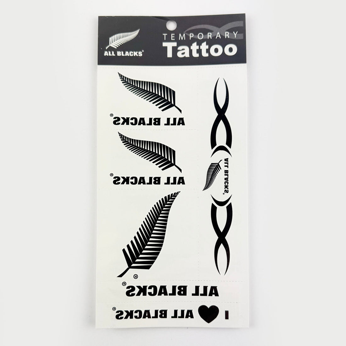 All Blacks Rugby Temporary Tattoos - ShopNZ