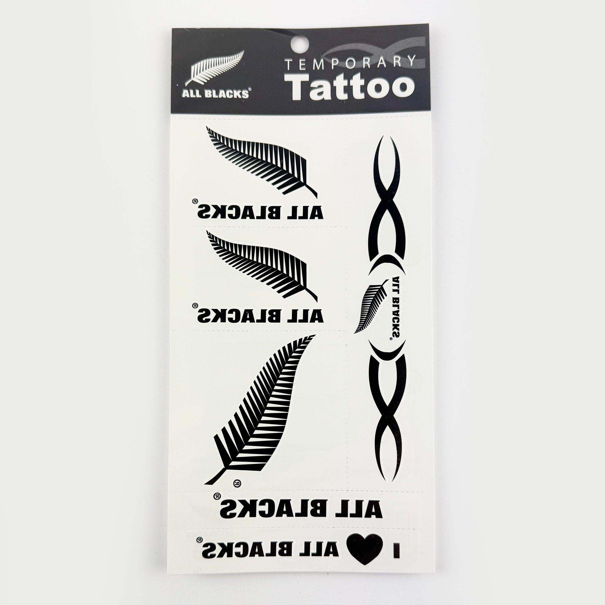 All Blacks Rugby Temporary Tattoos - ShopNZ