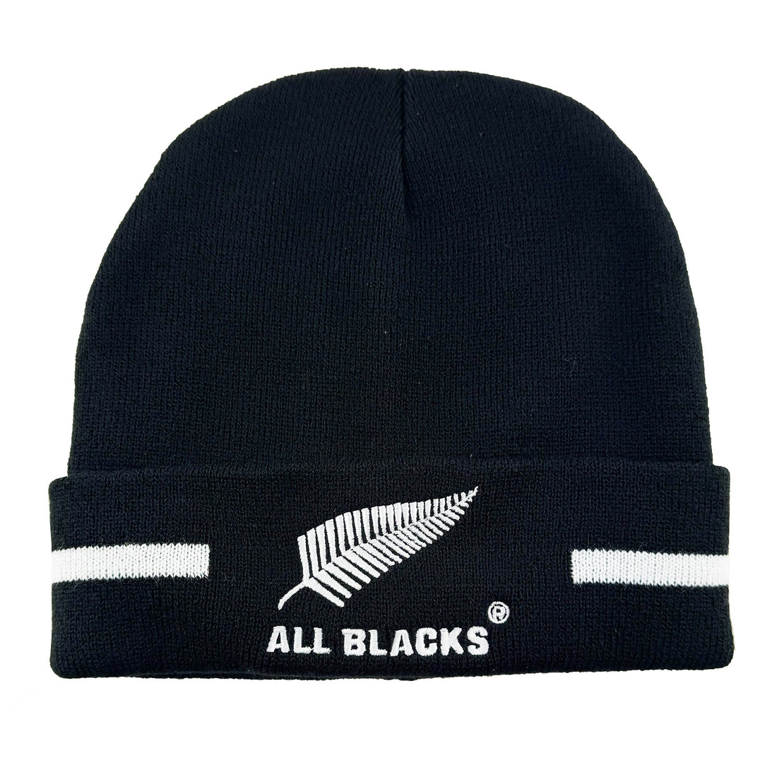 All Blacks Rugby Turn Up Beanie Hat - ShopNZ