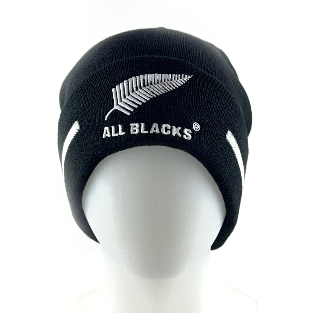All Blacks Rugby Turn Up Beanie Hat - ShopNZ