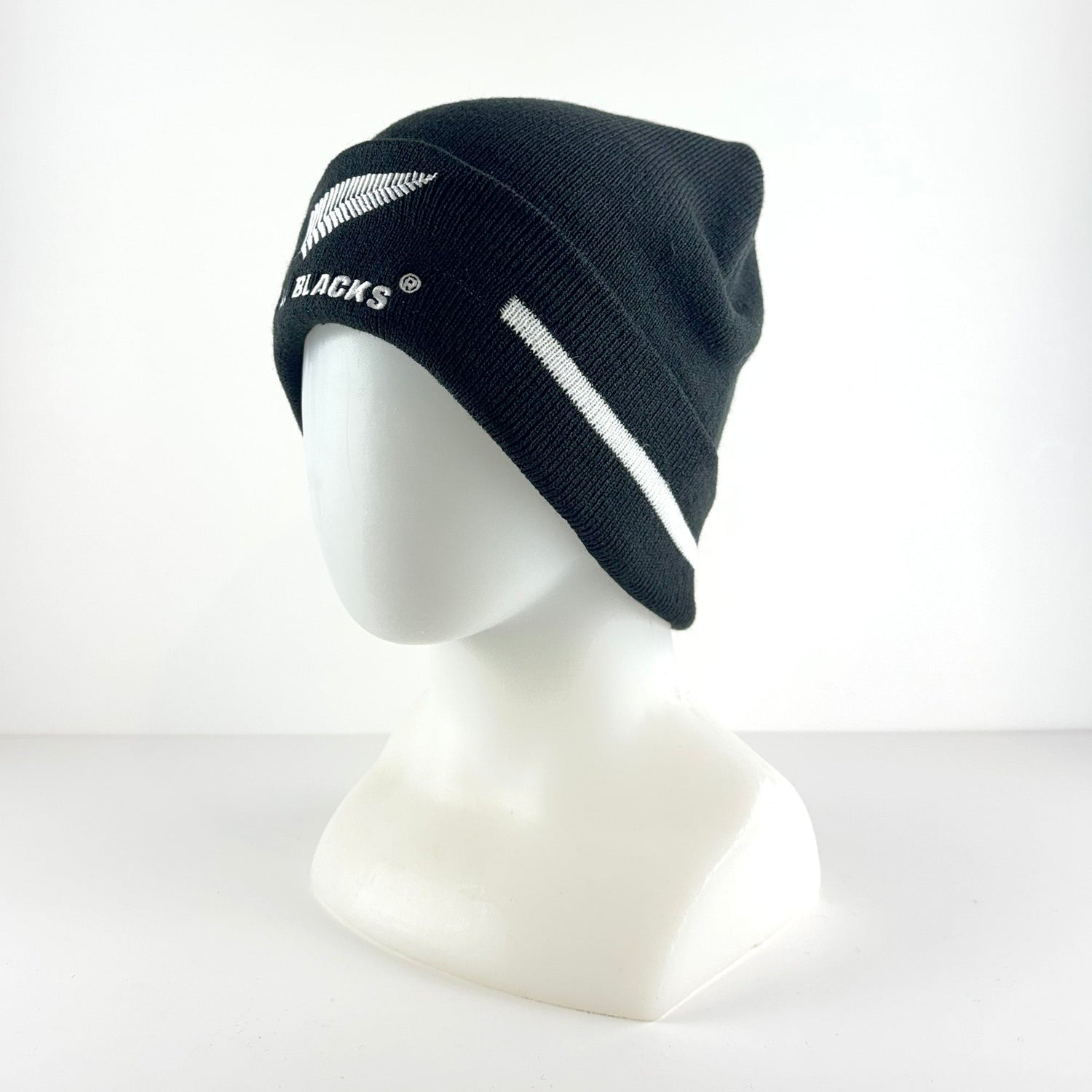All Blacks Rugby Turn Up Beanie Hat - ShopNZ