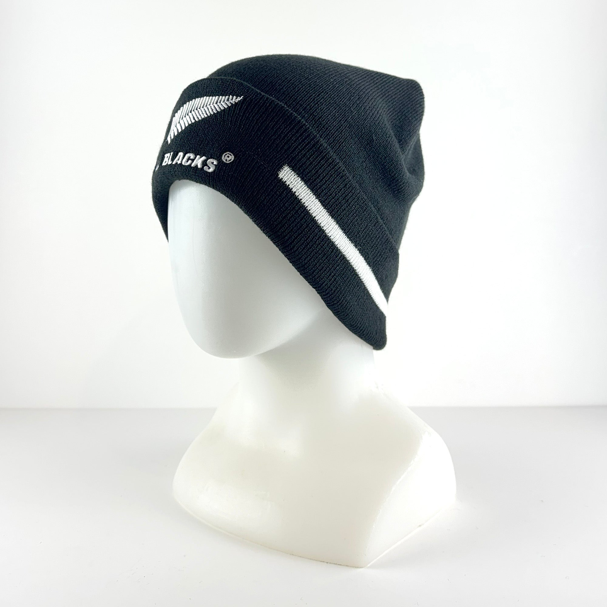 All Blacks Rugby Turn Up Beanie Hat - ShopNZ