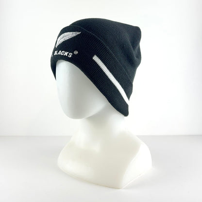 All Blacks Rugby Turn Up Beanie Hat - ShopNZ