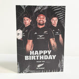 Ardie Savea Happy Birthday Card from the All Blacks Rugby Team - ShopNZ