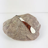 Beautiful 12cm Bone Drop Necklace with Contrast Maori Carving - ShopNZ