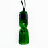 Beautiful 7cm Genuine NZ Greenstone Toki with Twist Necklace - ShopNZ