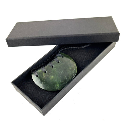 Beautiful Genuine NZ Greenstone Breastplate Māori Kōuma Necklace - ShopNZ