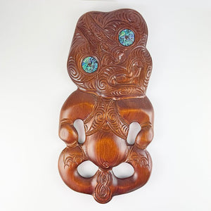 Beautiful Large 57cm Wooden Maori Tiki - ShopNZ