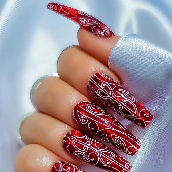 Beautiful Maori Design Nail Art Transfers - ShopNZ