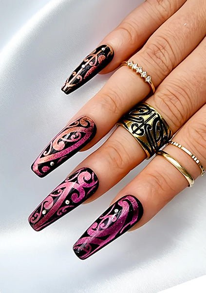 Beautiful Maori Design Nail Art Transfers - ShopNZ