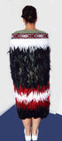 Beautiful Ngāpuhi Māori Black White Red Korowai Cloak - ShopNZ