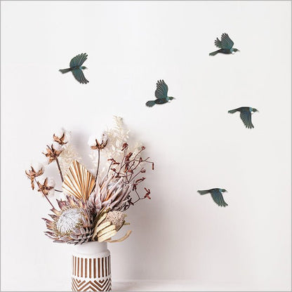 Beautiful NZ Tui Birds Pop Out Wall Art - ShopNZ