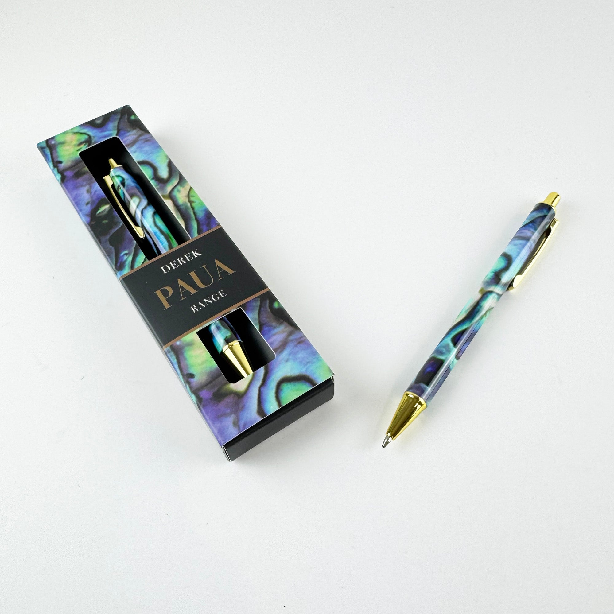 Beautiful Paua Pen in Gorgeous Packaging - Ready to Give - ShopNZ