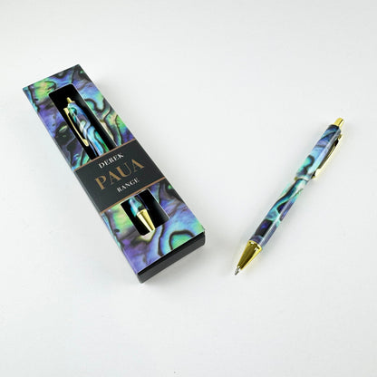 Beautiful Paua Pen in Gorgeous Packaging - Ready to Give - ShopNZ