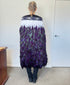 Beautiful Purple and White Māori Full Length Korowai Kahu Huruhuru - ShopNZ