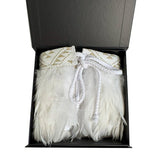 Beautiful White Wedding Korowai Cape - ShopNZ