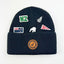Black NZ Icons Souvenir Beanie Hat