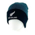 Blue and Black Marl NZ Silver Fern Beanie Hat - ShopNZ