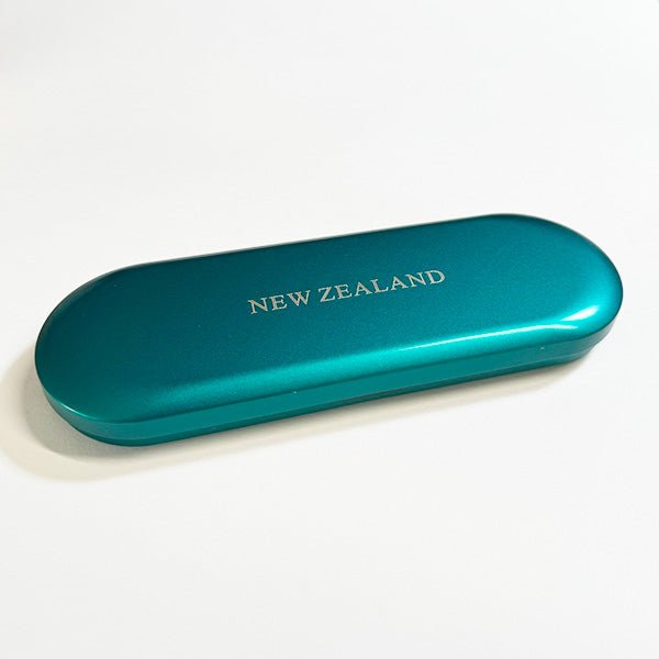Boxed Wooden NZ Pen with Paua Shell and Kiwi Engraving - ShopNZ