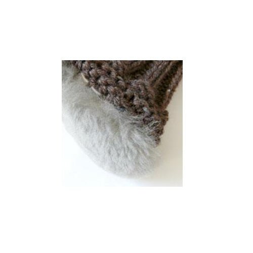 Brown NZ Sheepskin and Wool Slipper Socks - ShopNZ