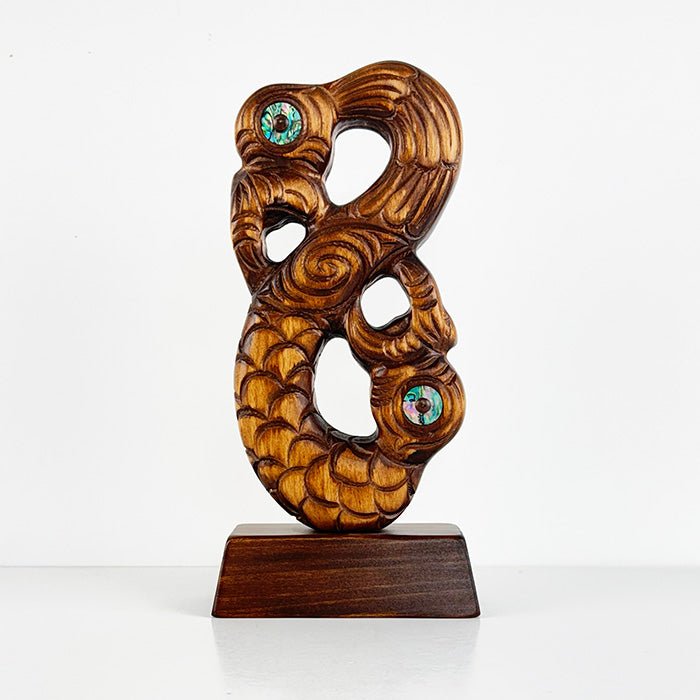 Carved Wooden Maori Manaia Trophy - ShopNZ