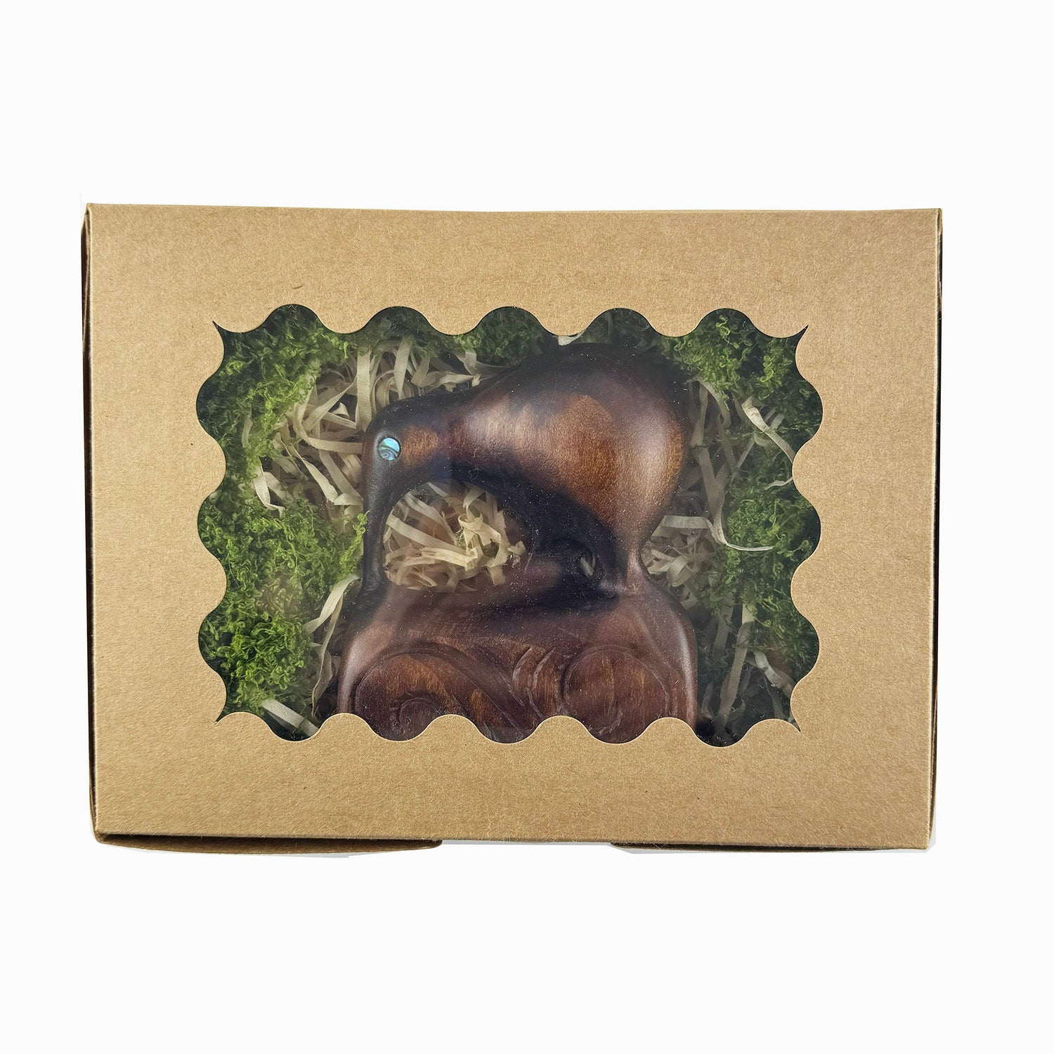 Carved Wooden Young Kiwi Bird - Made in Rotorua NZ - ShopNZ
