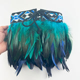 Child Size Paua Blue Short Korowai - ShopNZ