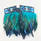 Child Size Paua Blue Short Korowai - ShopNZ