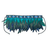 Child Size Paua Blue Short Korowai - ShopNZ