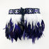 Child Size Purple and White Short Korowai - ShopNZ