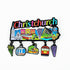 Christchurch NZ Souvenir Fridge Magnet with Charms - ShopNZ