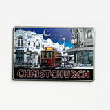 Christchurch NZ Tram Foil Fridge Magnet - ShopNZ