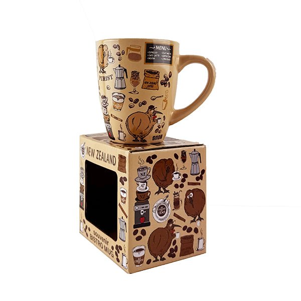 Coffee Kiwi Mug - Fun New Zealand Souvenir - ShopNZ