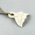 Cow Bone Double Whale Tail Necklace with String Cord - ShopNZ