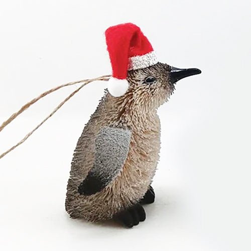 Cute NZ Brush Penguin Christmas Ornament - ShopNZ