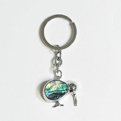 Cute NZ Kiwi Bird Paua Keychain - ShopNZ