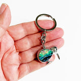 Cute NZ Kiwi Bird Paua Keychain - ShopNZ