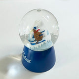 Cute NZ Kiwi Bird Skier Winter Snowglobe - ShopNZ
