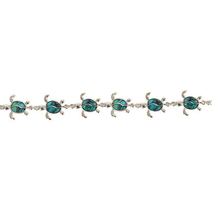 Cute NZ Paua Shell Turtle Bracelet - ShopNZ