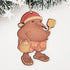 Cute Santa Kiwi with Bucket and Spade Christmas Ornament - ShopNZ