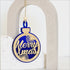 Dark Blue NZ Merry Xmas Pohutukawa Decoration - ShopNZ