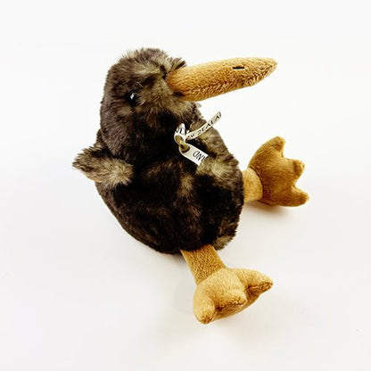 Dark Brown Plush Kiwi Bird Toy - Wonderful NZ Souvenir - ShopNZ