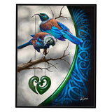 Dave Sotogi Return to Innocence Tui and Greenstone Print - ShopNZ