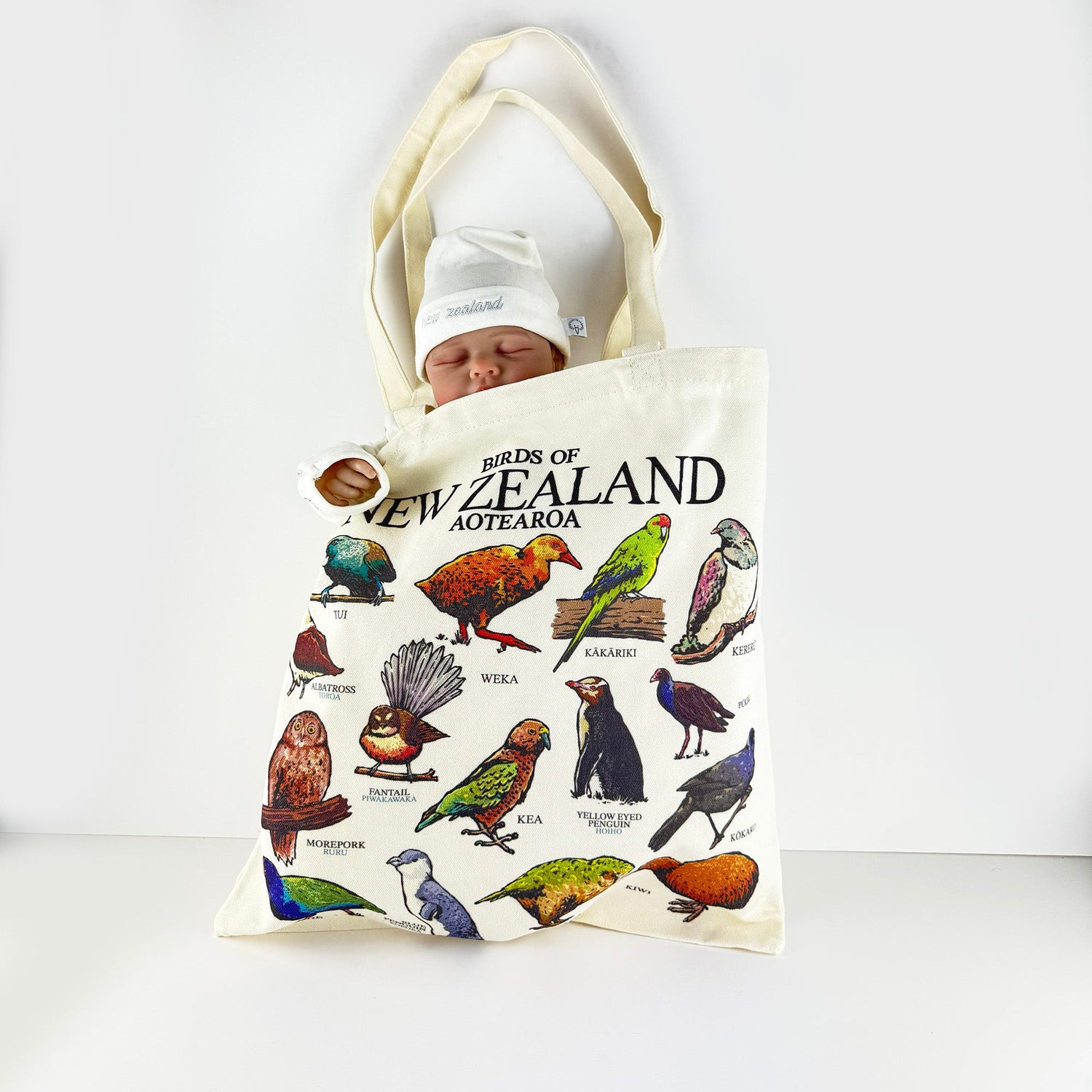 Distinctive Birds of New Zealand Tote Bag - ShopNZ
