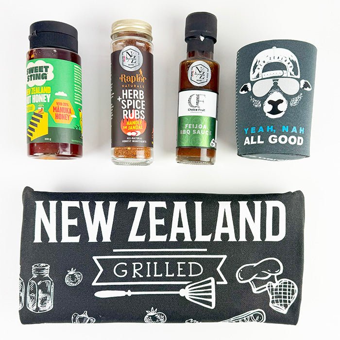 Fire Up the Barbie NZ Foodie BBQ Gift Box - ShopNZ