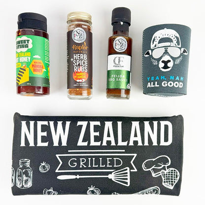 Fire Up the Barbie NZ Foodie BBQ Gift Box - ShopNZ