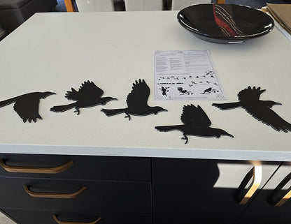 Flying Flock of Tuis Wall Art - ShopNZ